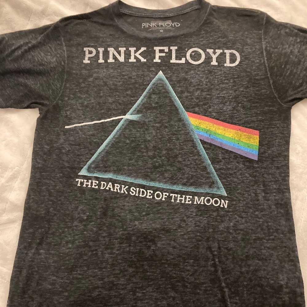 Retro look Pink Floyd tissue tee